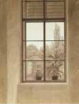 Friedrich Caspar David Window Looking over the Park - Hermitage